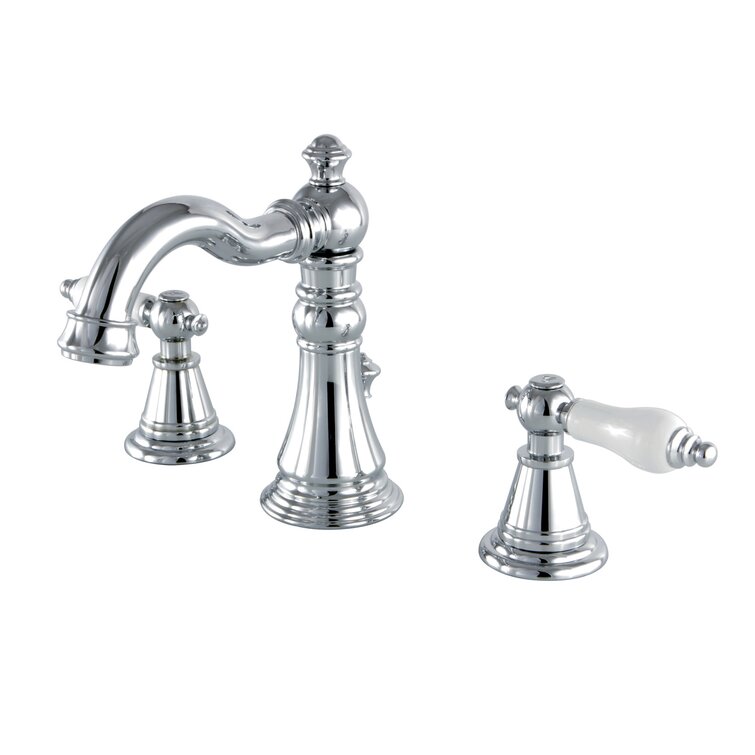 Kingston Brass English Classic Widespread Bathroom Faucet with 